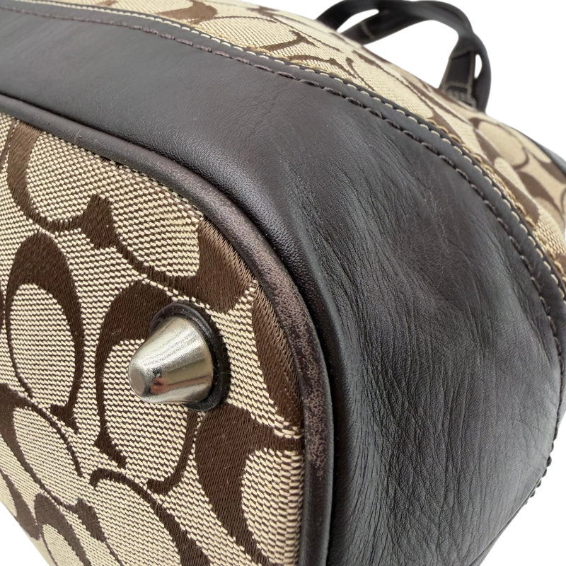 Coach Handtasche Tote bag Signature beige & braun