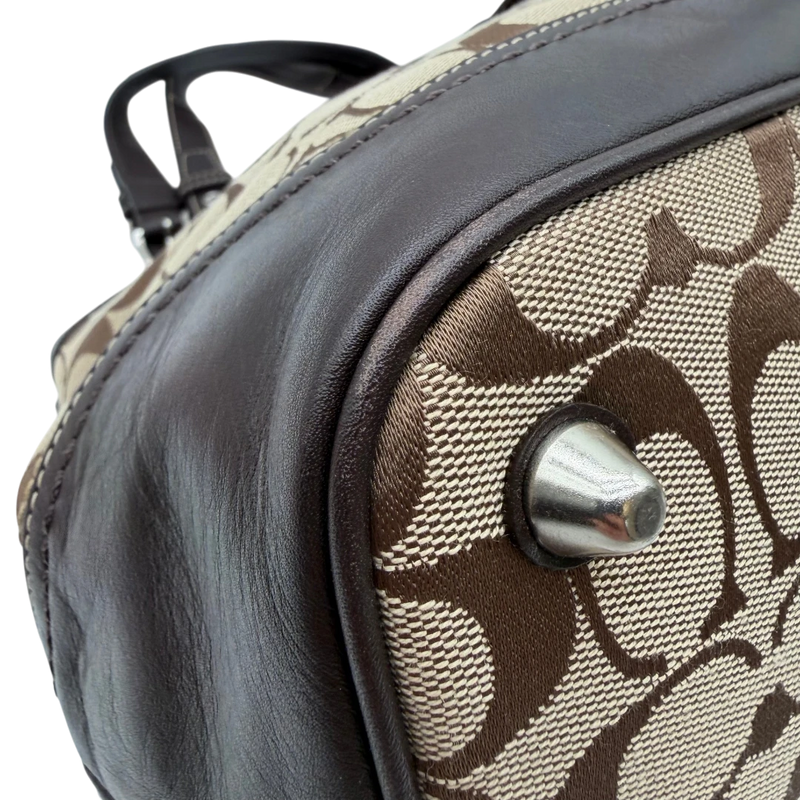 Coach Handtasche Tote bag Signature beige & braun