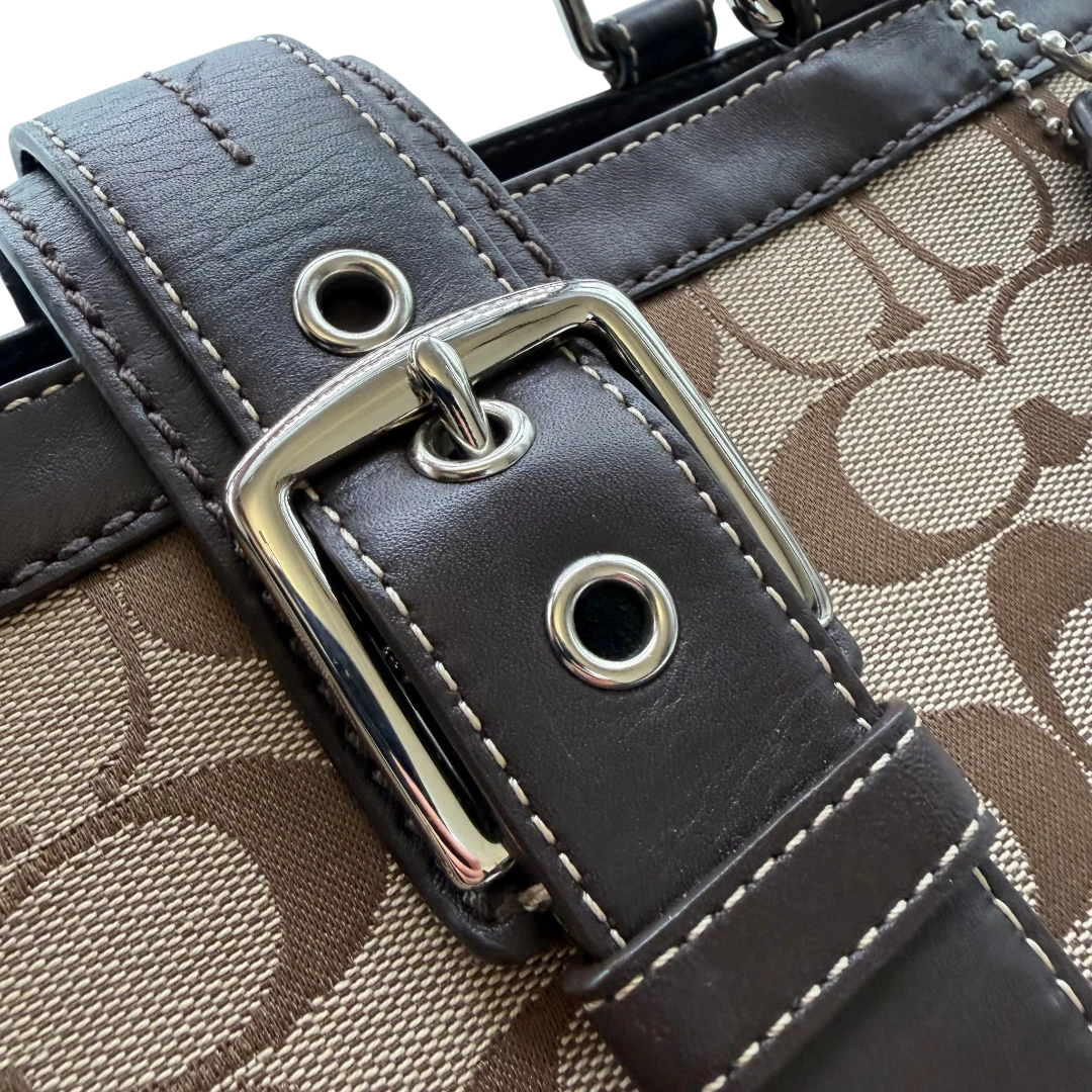 Coach Handtasche Tote bag Signature beige & braun