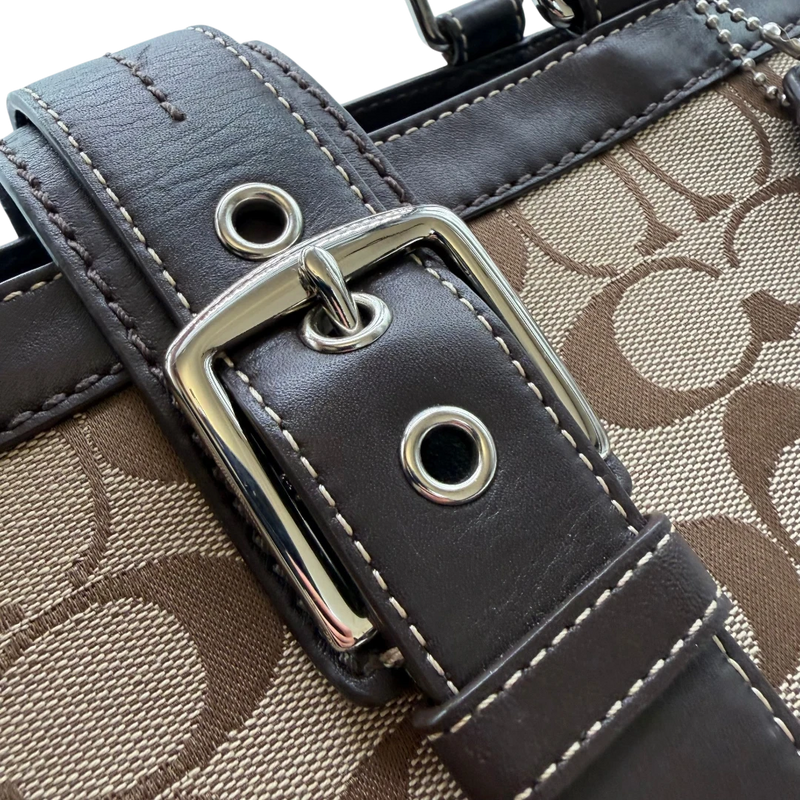 Coach Handtasche Tote bag Signature beige & braun
