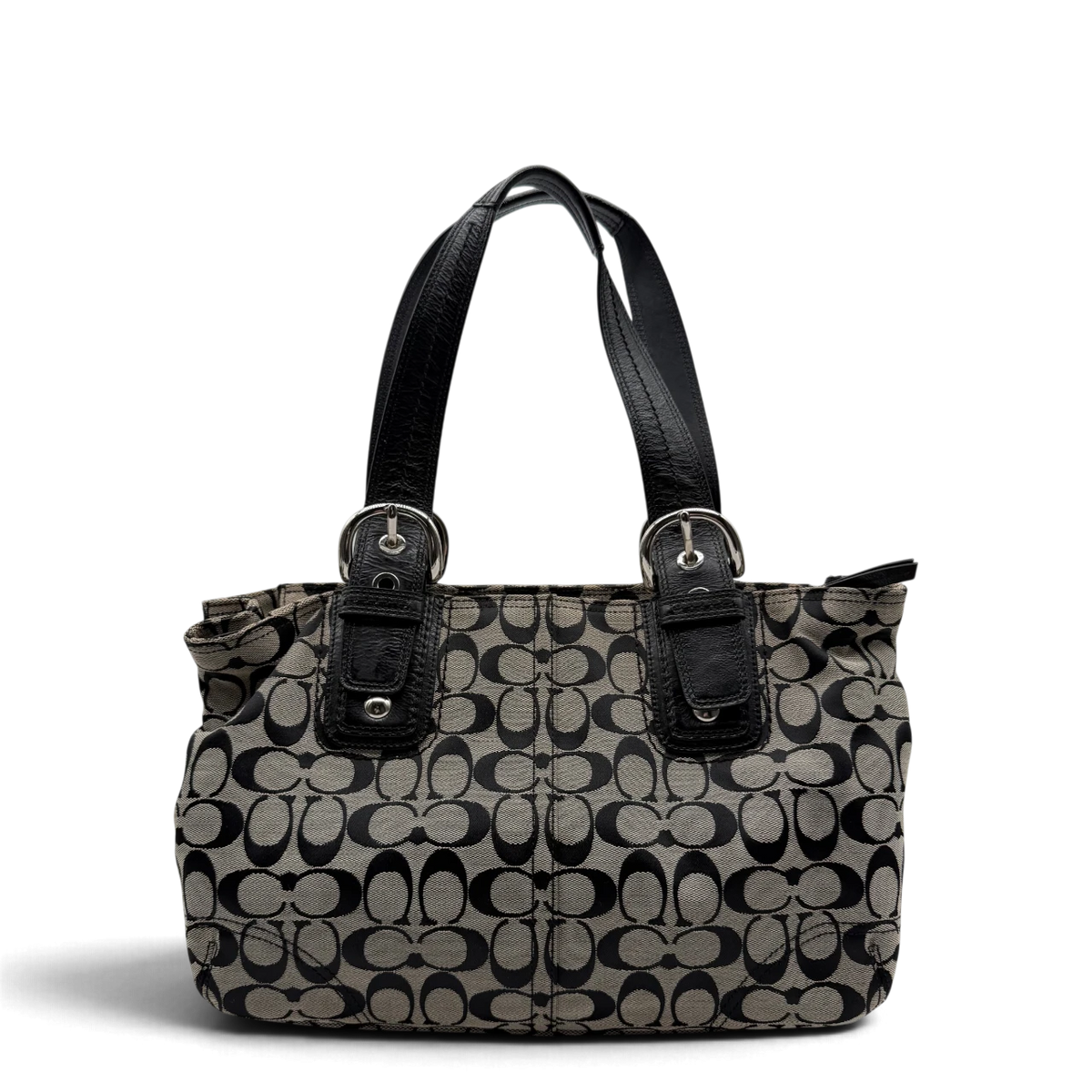 Coach Handtasche Tote bag Signature grau – Gesamtansicht