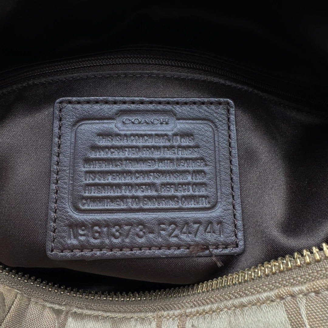 Coach handbag beige