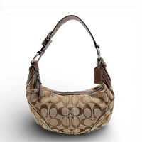 Coach Schultertasche Hobo Half Moon Signature