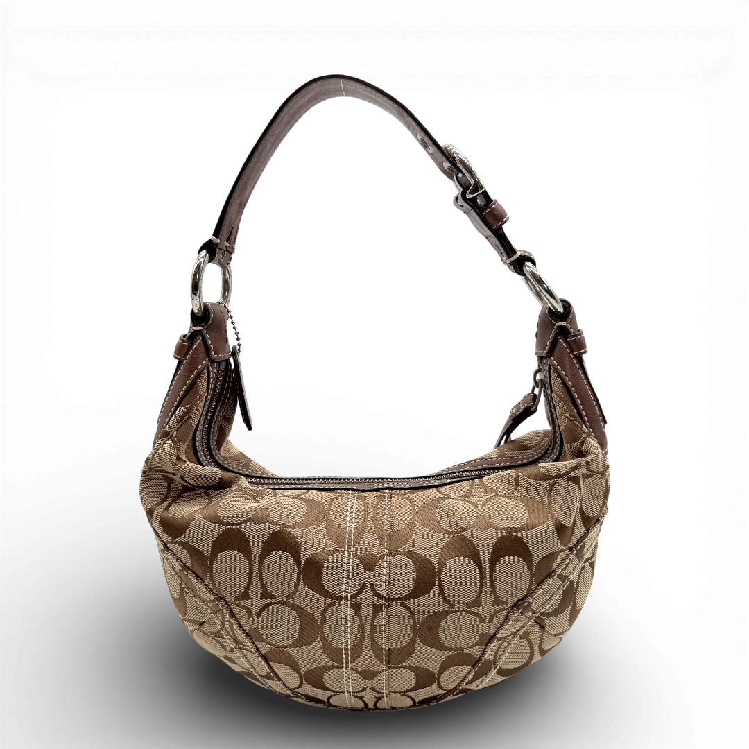 Coach Schultertasche Hobo Half Moon Signature