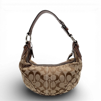 Coach Schultertasche Hobo Half Moon Signature