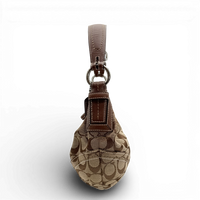 Coach Schultertasche Hobo Half Moon Signature