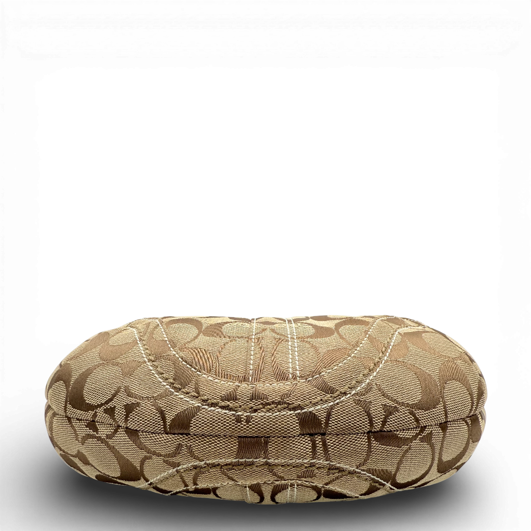 Coach Schultertasche Hobo Half Moon Signature