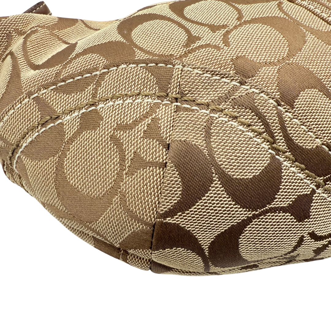 Coach Schultertasche Hobo Half Moon Signature