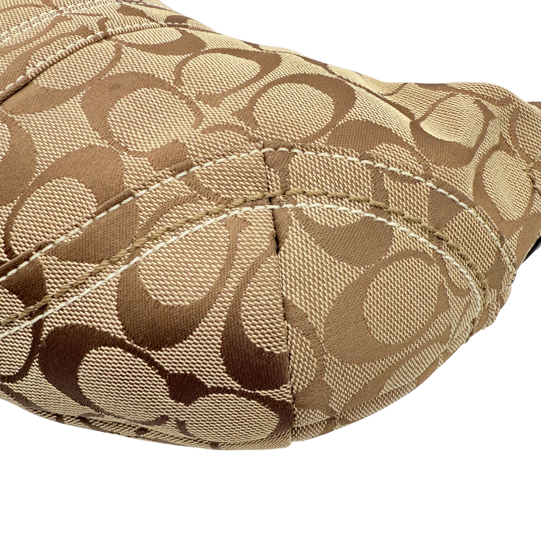 Coach Schultertasche Hobo Half Moon Signature