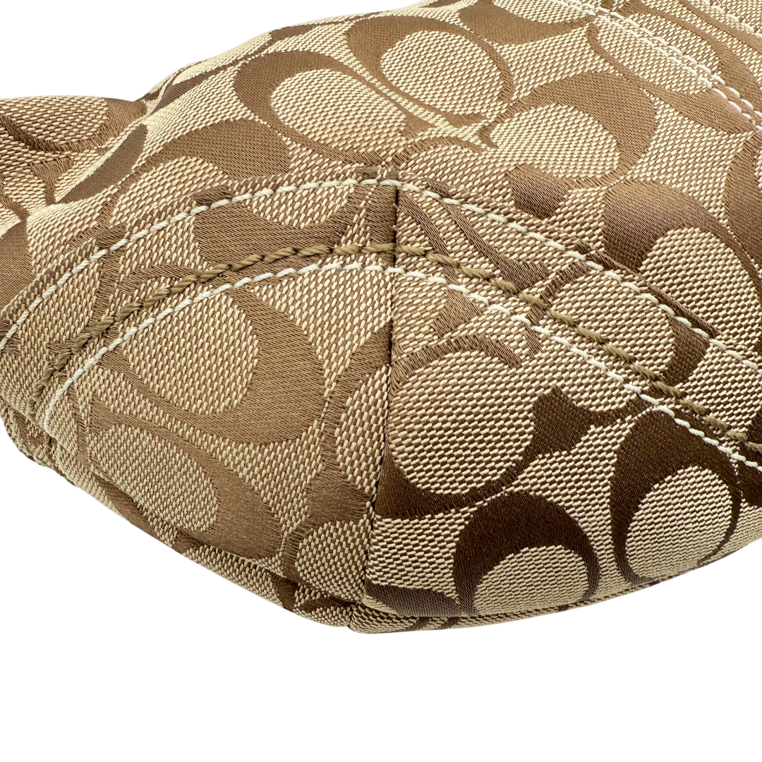 Coach Schultertasche Hobo Half Moon Signature