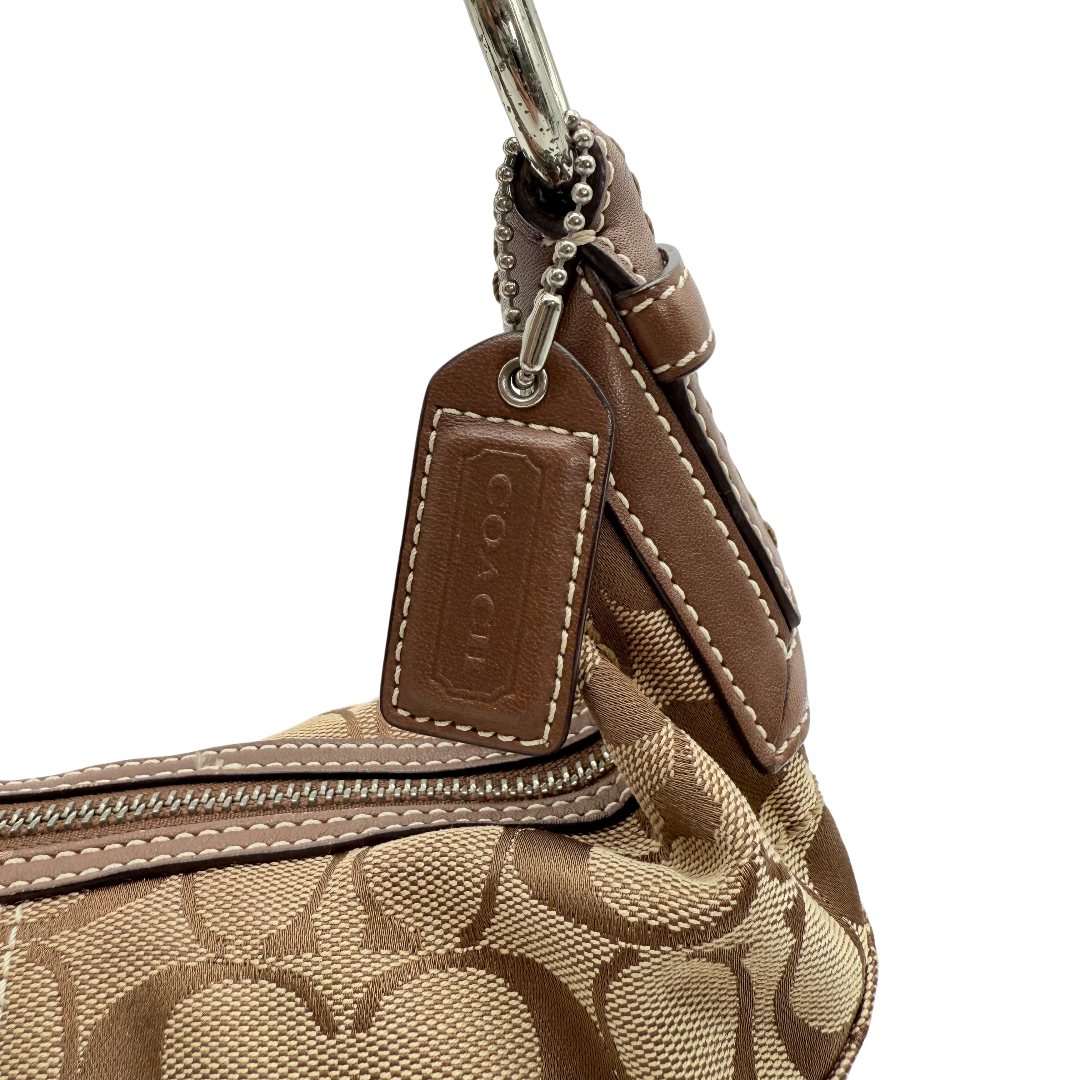 Coach Schultertasche Hobo Half Moon Signature