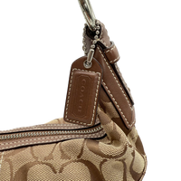 Coach Schultertasche Hobo Half Moon Signature
