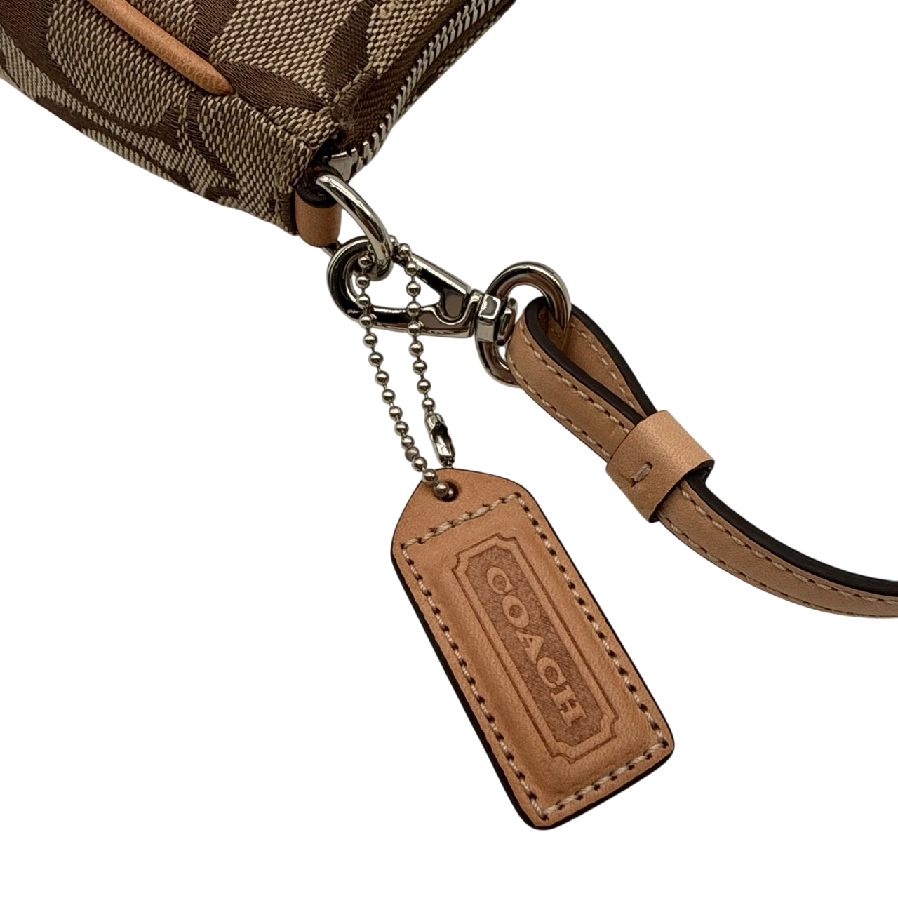Coach Pochette Signature beige