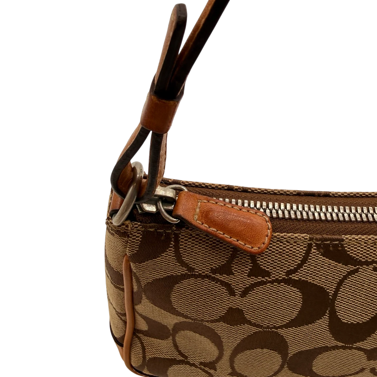 Coach Pochette Signature beige