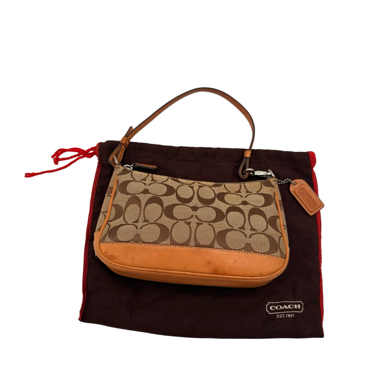 Coach Pochette Signature beige