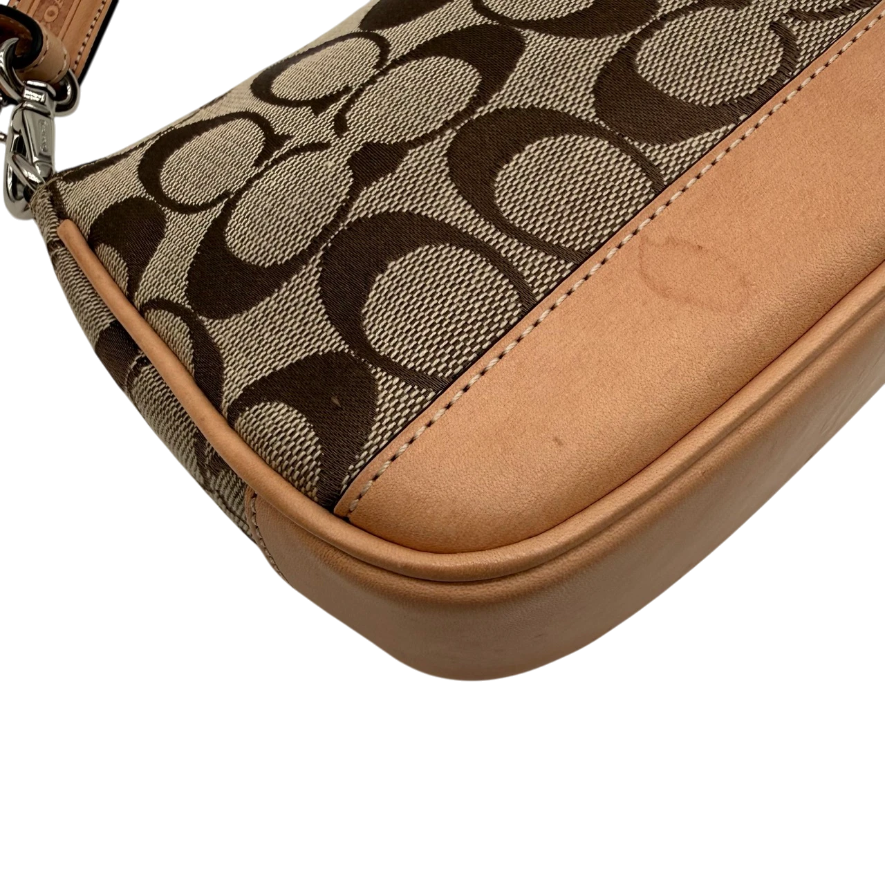 Coach Pochette Signature beige