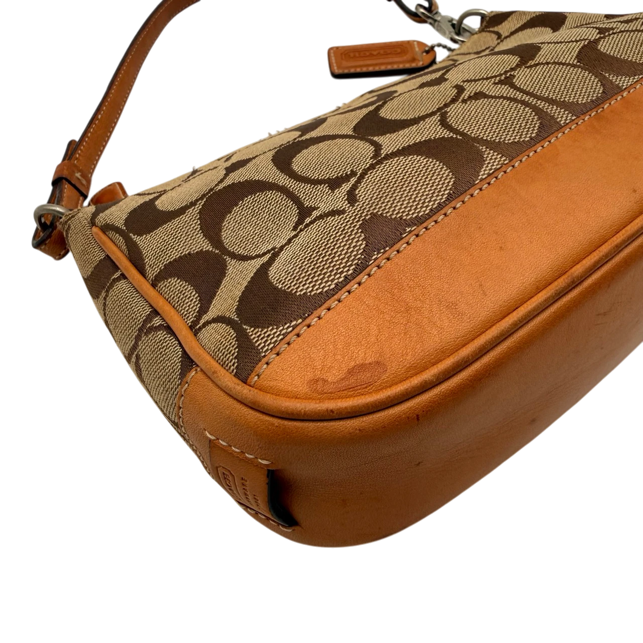 Coach Pochette Signature beige