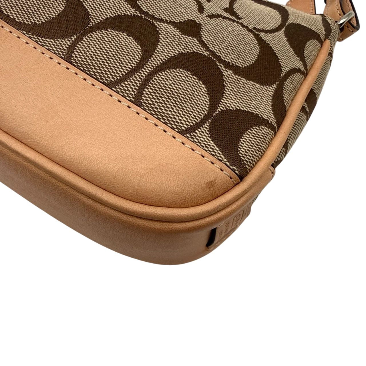 Coach Pochette Signature beige