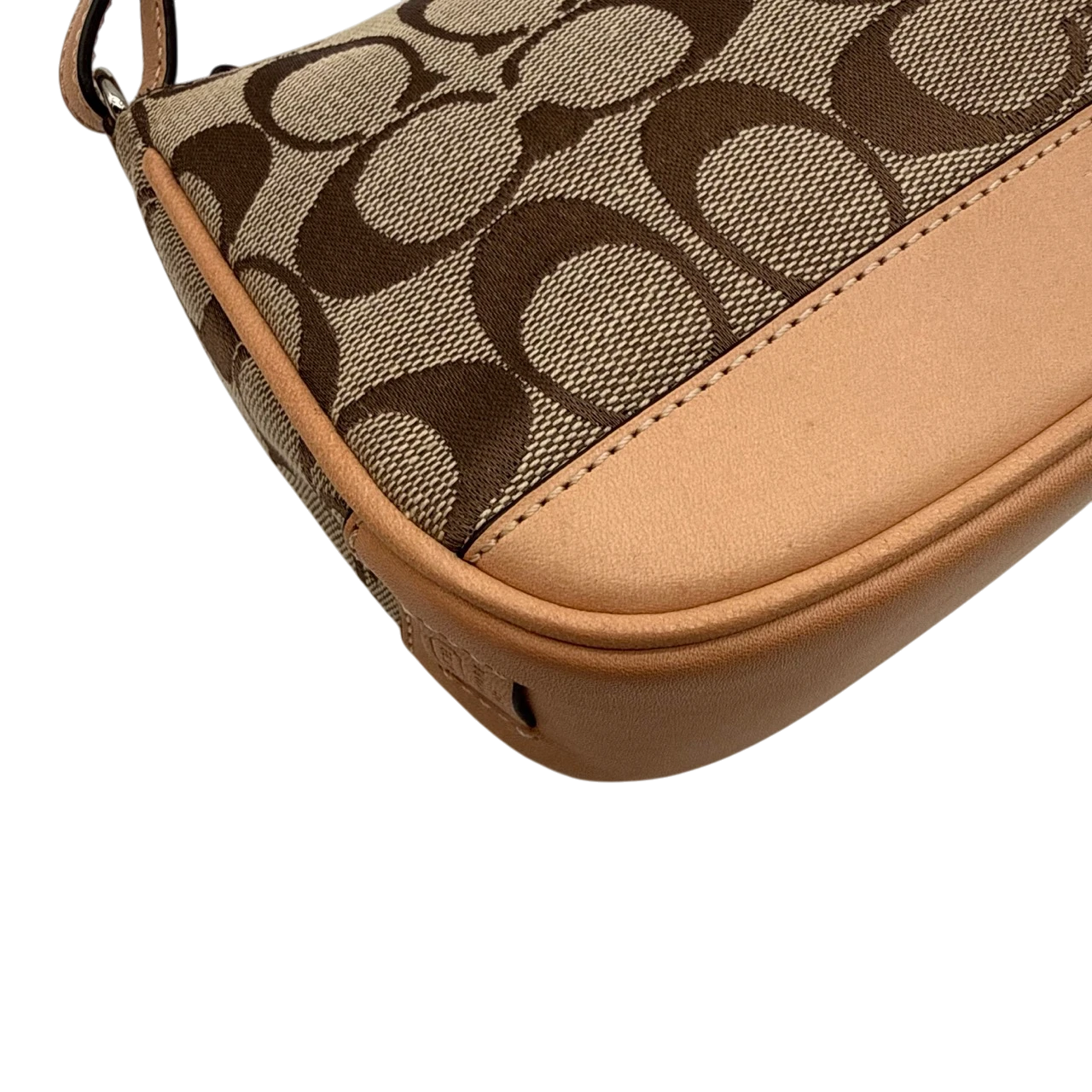 Coach Pochette Signature beige