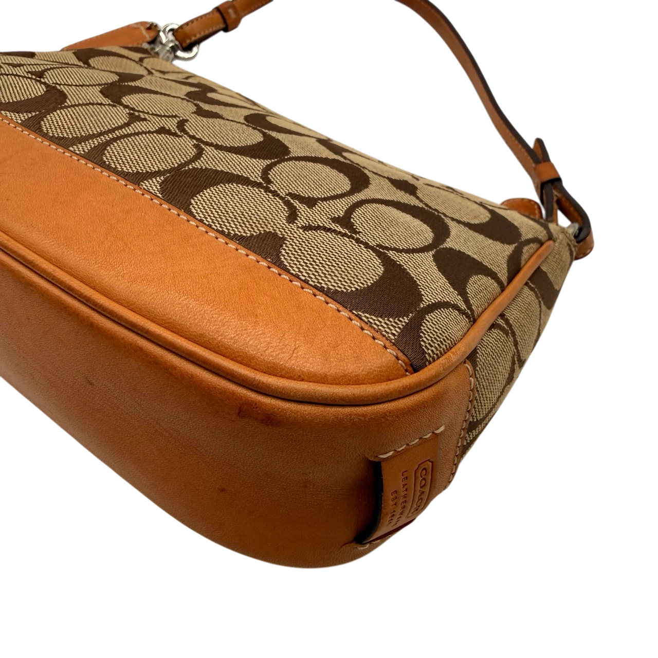 Coach Pochette Signature beige