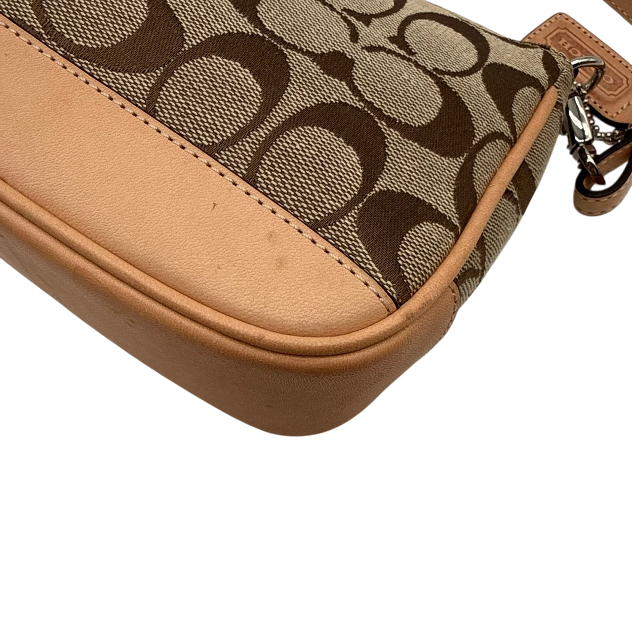 Coach Pochette Signature beige