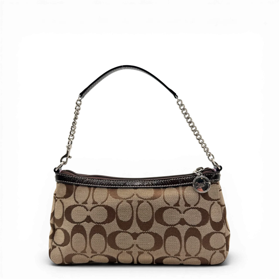 Coach Pochette Signature beige