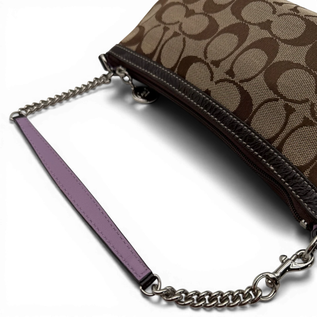 Coach Pochette Signature beige