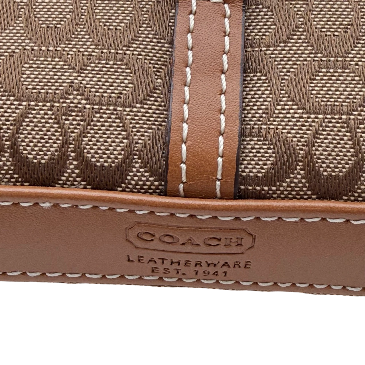 Coach Pochette Soho Mini Signature beige