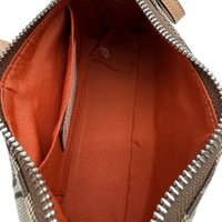 Coach Pochette mit Schnalle Signature beige