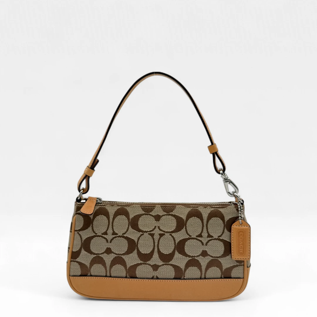 Coach Pochette monogram beige