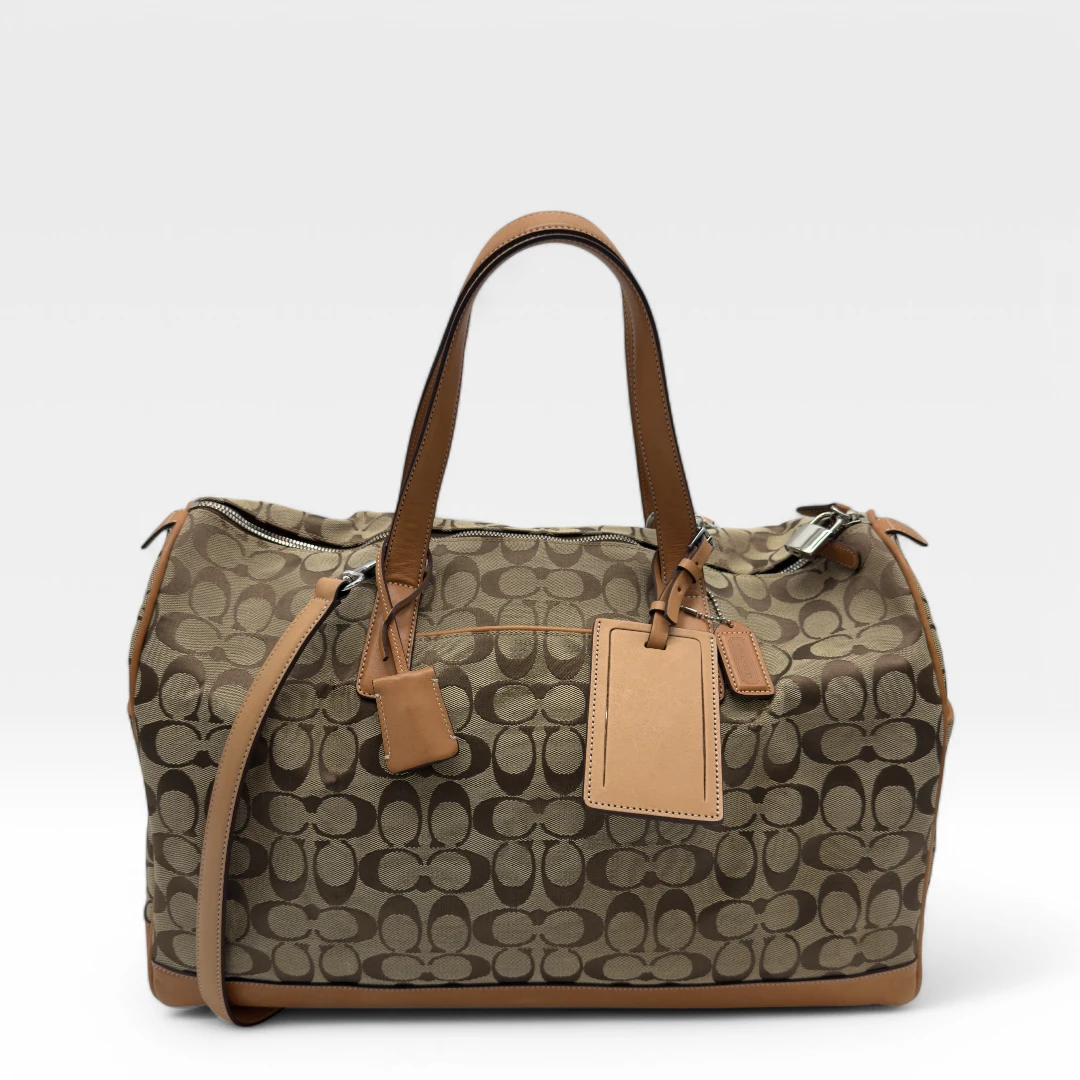 Coach Reisetasche 45 beige