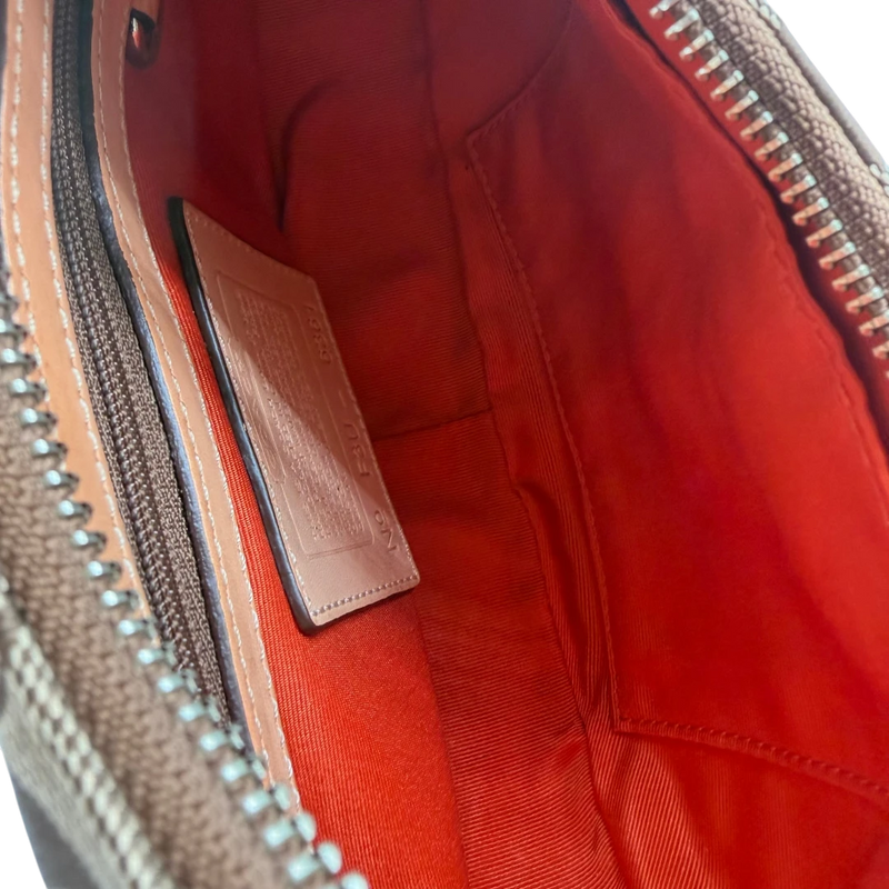 Coach Schultertasche Croissant small Signature