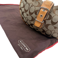 Coach Croissant Small Signature Shoulder Bag