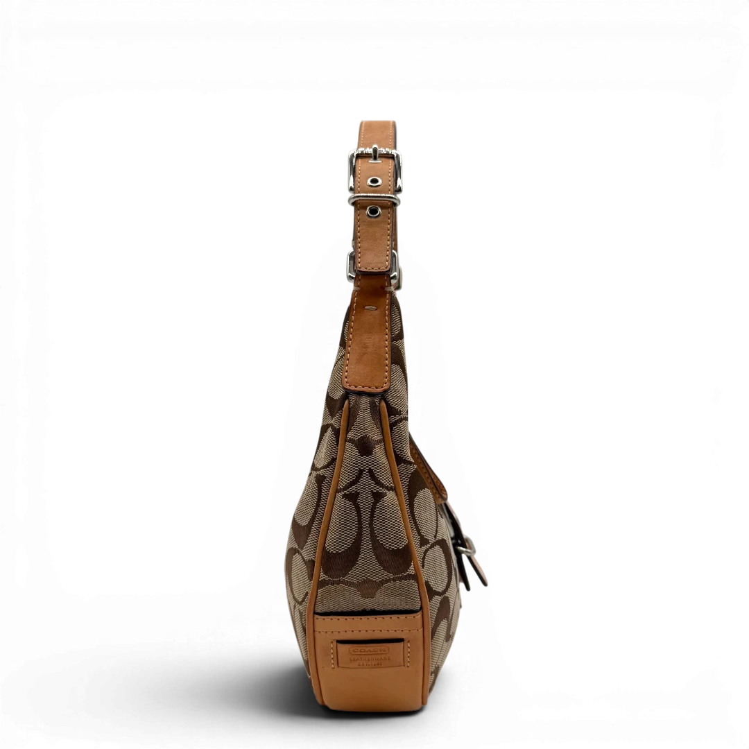 Coach Croissant Small Signature Shoulder Bag