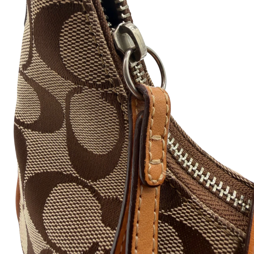 Coach Croissant Small Signature Shoulder Bag