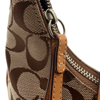Coach Croissant Small Signature Shoulder Bag