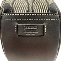 Coach Schultertasche Croissant Signature grau