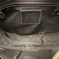 Coach Schultertasche Croissant Signature grau