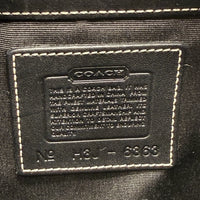 Coach Schultertasche Croissant Signature grau