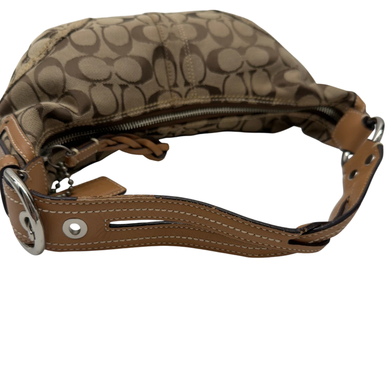 Coach Schultertasche Hobo Half Moon Signature