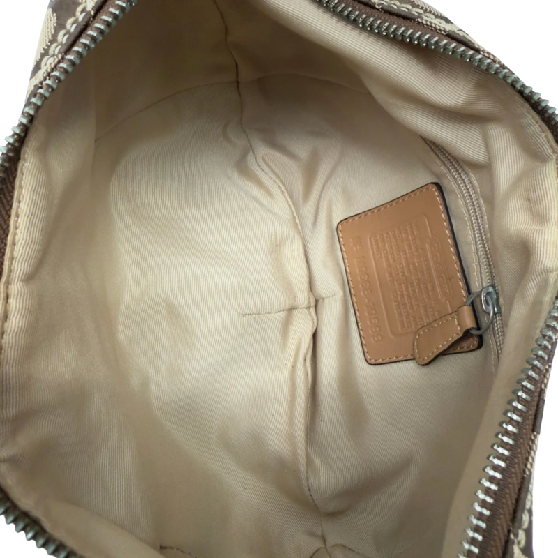 Coach Schultertasche Hobo Half Moon Signature