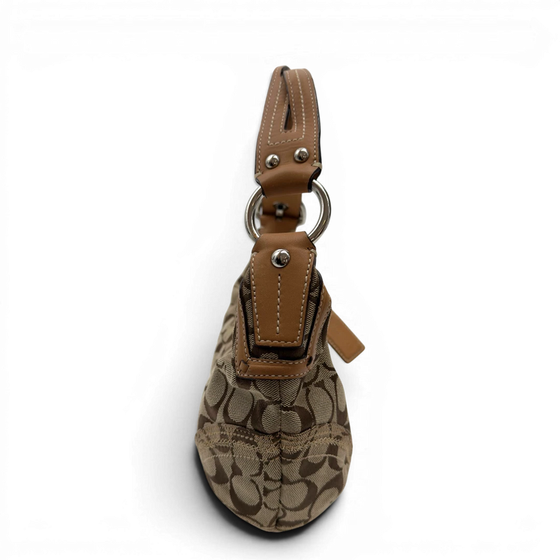 Coach Schultertasche Hobo Half Moon Signature