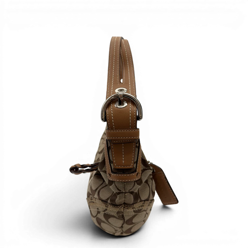 Coach Schultertasche Hobo Half Moon Signature