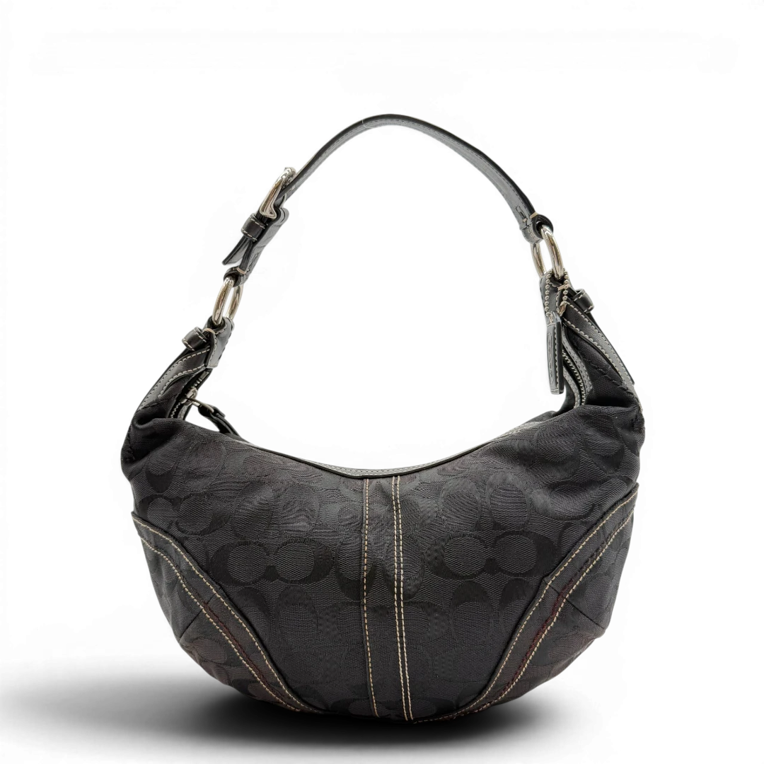 Coach Schultertasche Hobo Half Moon Signature