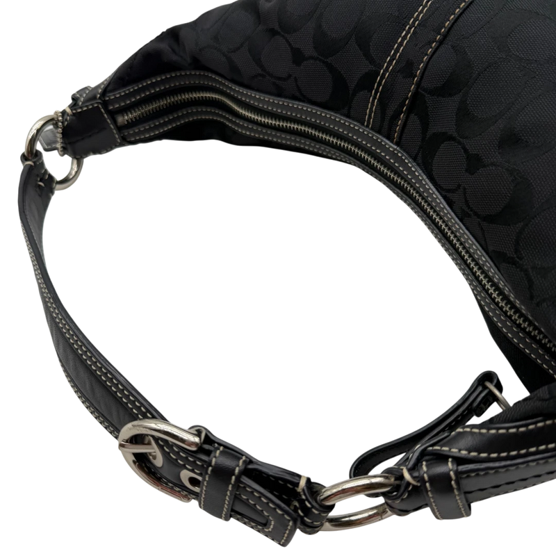 Coach Schultertasche Hobo Half Moon Signature