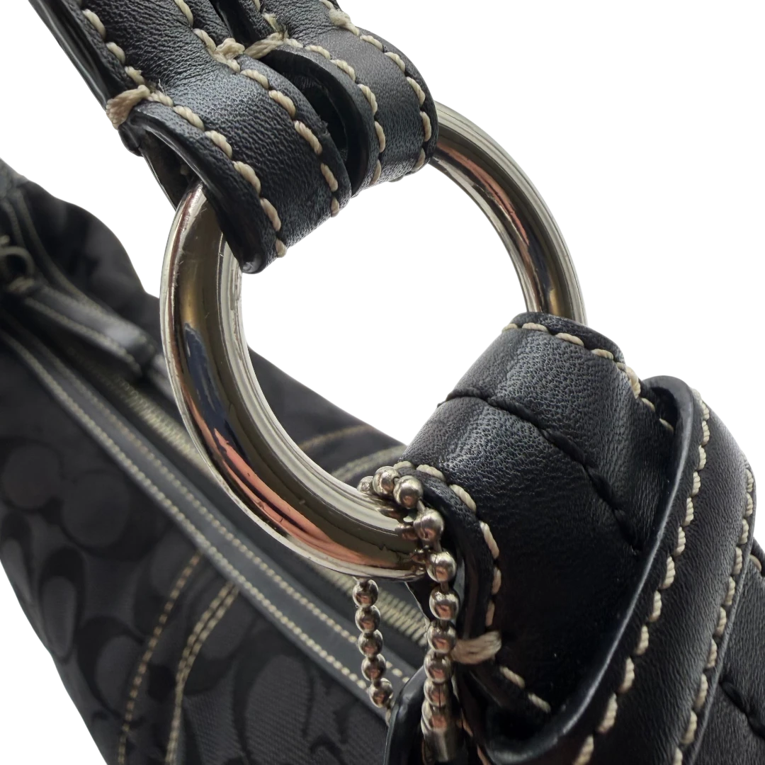Coach Schultertasche Hobo Half Moon Signature