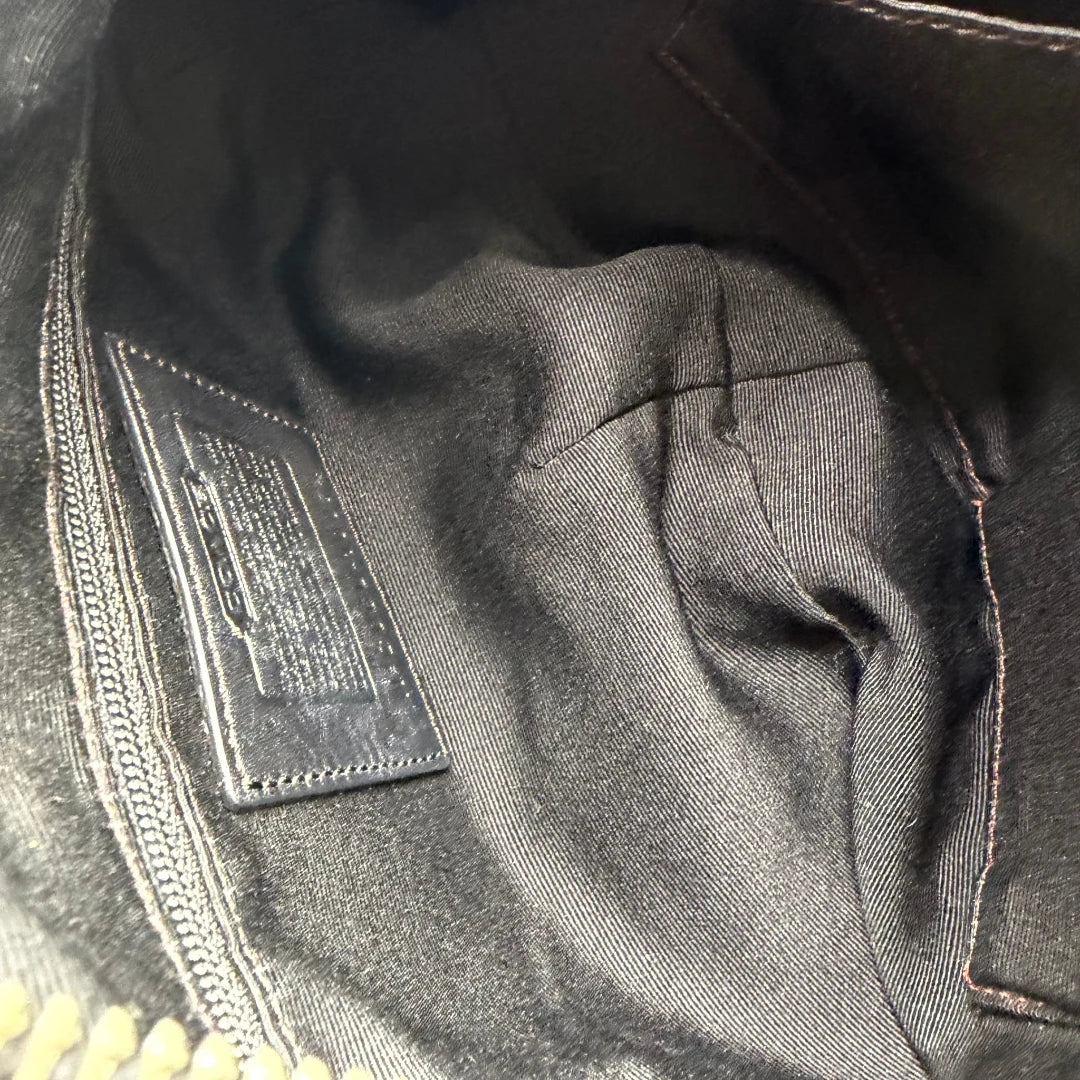 Coach Schultertasche Hobo Half Moon Signature