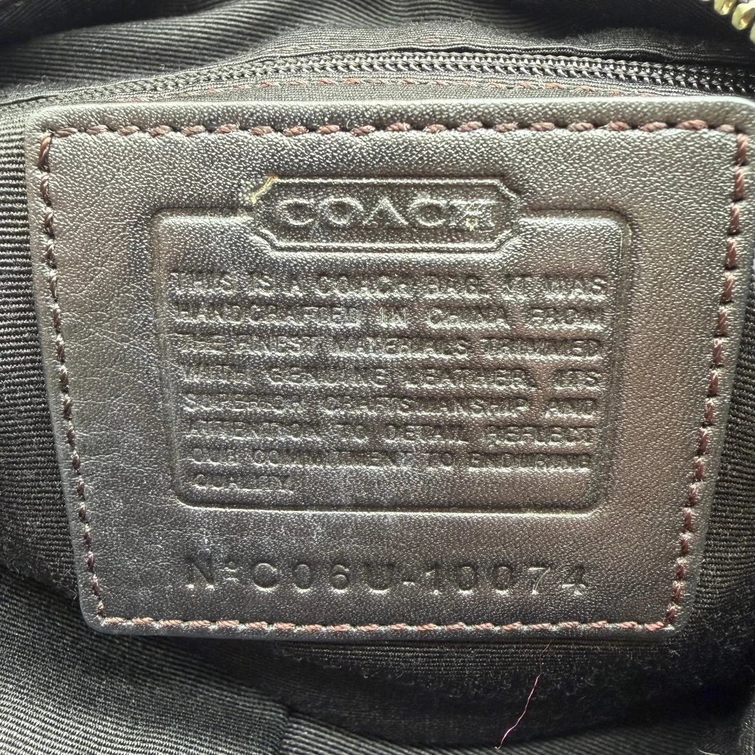 Coach Schultertasche Hobo Half Moon Signature