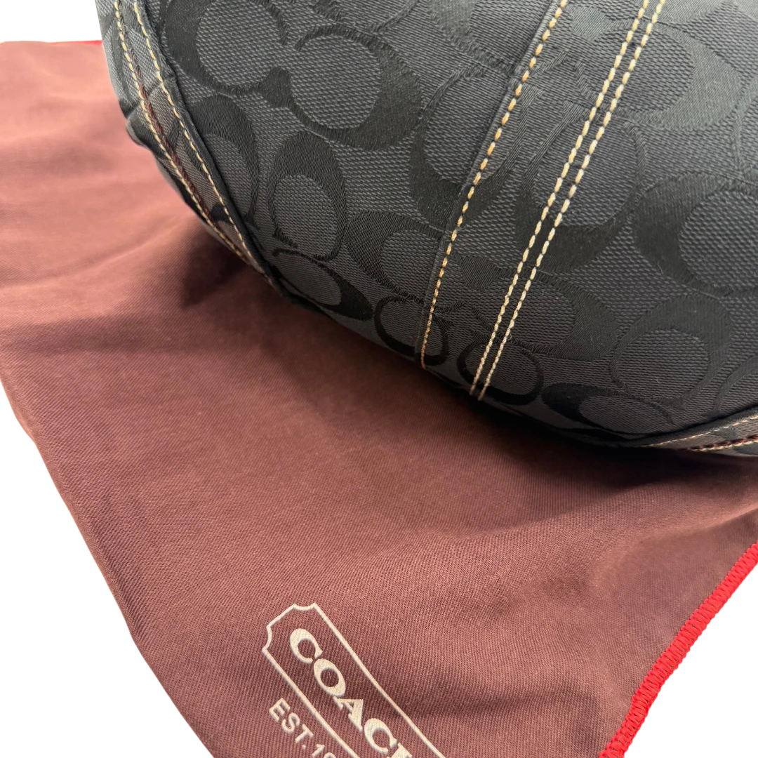 Coach Schultertasche Hobo Half Moon Signature