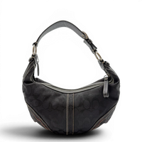 Coach Schultertasche Hobo Half Moon Signature